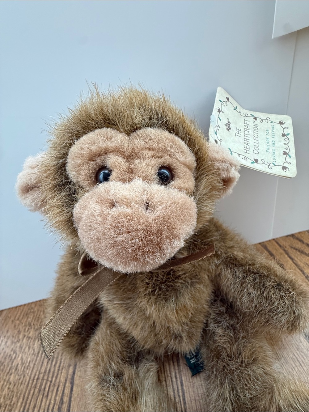 NWOT Russ Brown Plush Monkey Stuffed Animal